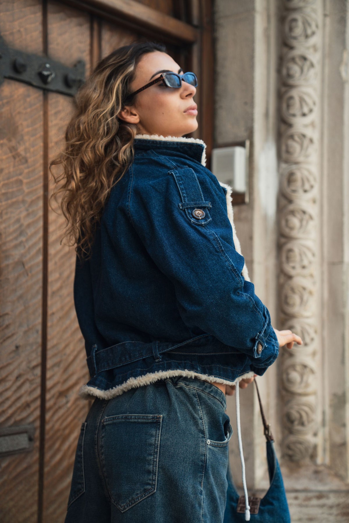Denim Trench